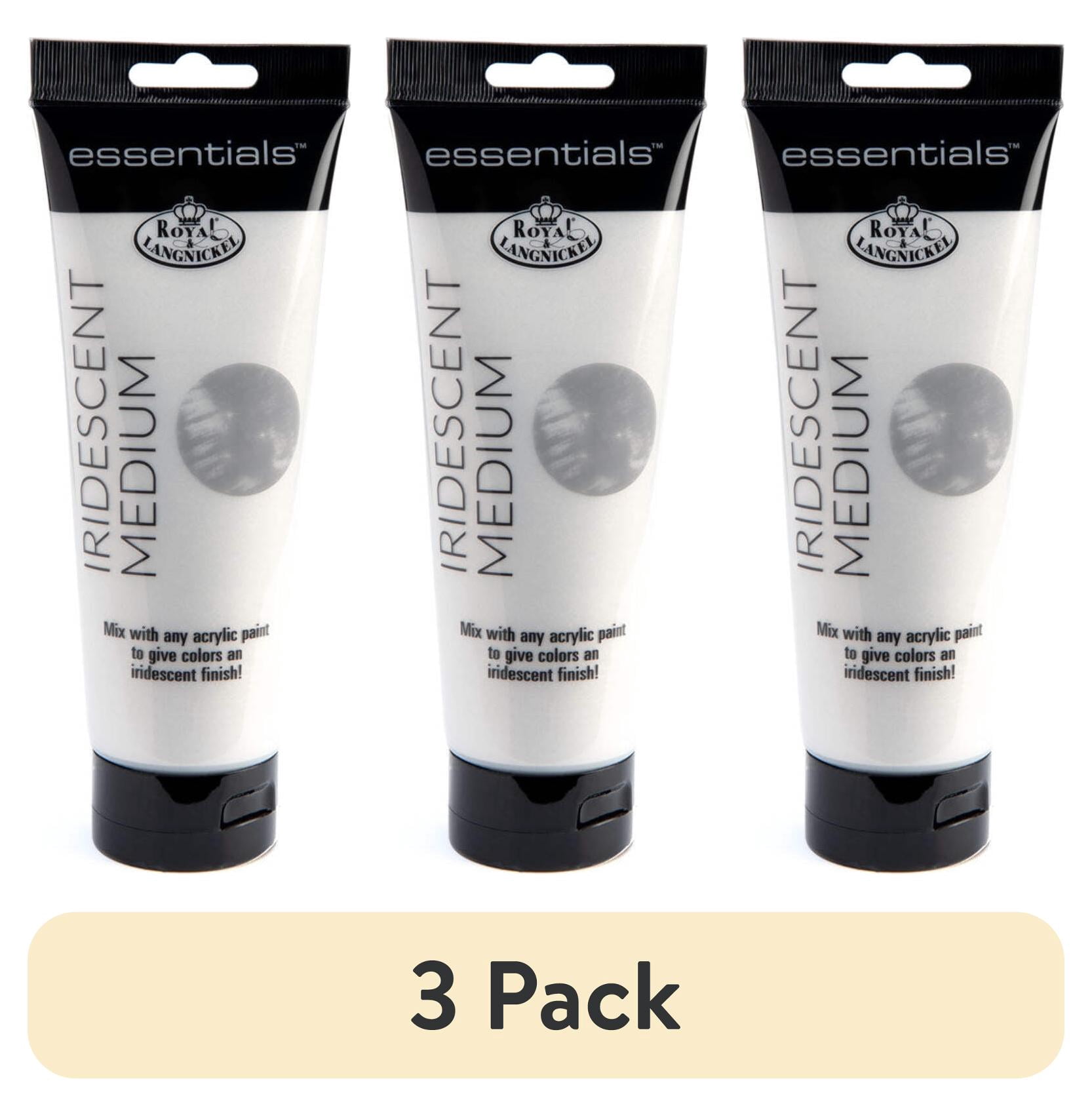 (3 pack) Royal & Langnickel Essentials 250ml Iridescent Art  Acrylic  Paint Medium