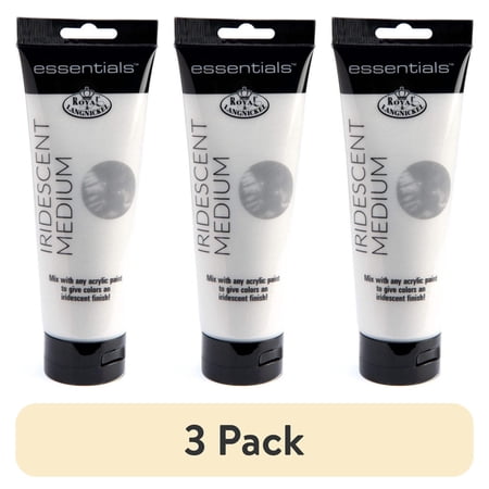 (3 pack) Royal & Langnickel Essentials 250ml Iridescent Art Acrylic Paint Medium