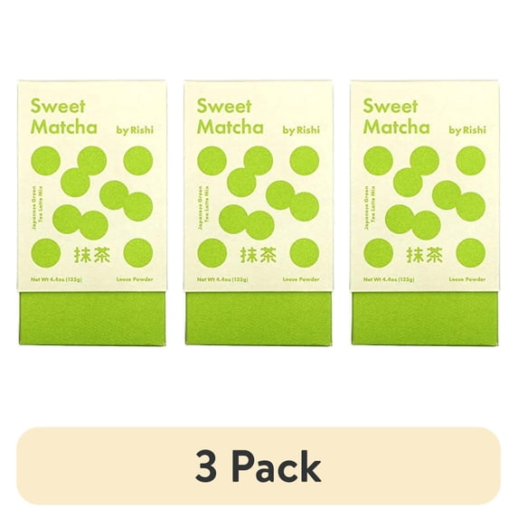 (3 pack) RISHI Sweet Matcha, 4.4 OZ