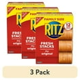 thumbnail image 1 of (3 pack) RITZ Fresh Stacks Original Crackers, Travel Snacks, Family Size, 17.8 oz (12 Multi Snack Packs), 1 of 20