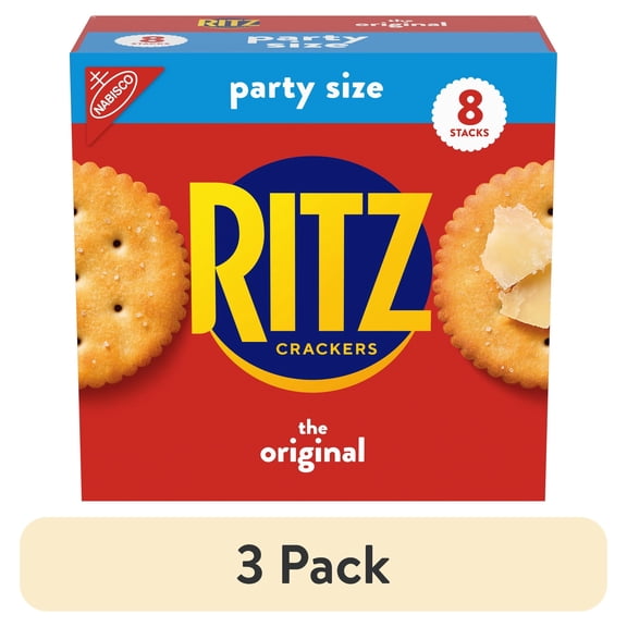 RITZ Original Crackers, Snacks for Kids and Adults, Lunch Snacks, Party Size, 27.4 oz