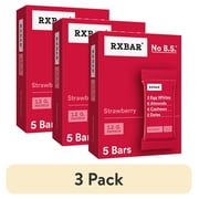 (3 pack) RXBAR Protein Bars Gluten-Free, Strawberry, 5 Count