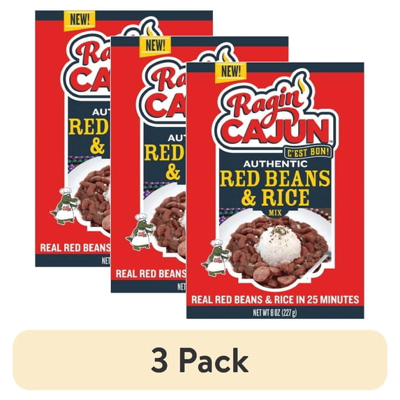 (3 pack) Ragin Cajun Red Beans & Rice