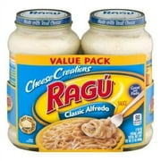 (3 pack) Ragu Classic Alfredo Pasta Sauce, Made with Real Cheese, 16 oz