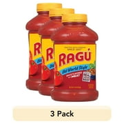 (3 pack) Ragu Old World Style Meat-Flavored Pasta Sauce, 66 oz
