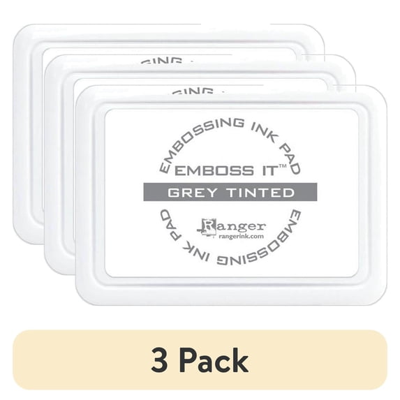 (3 pack) Ranger Emboss-It Ink Pad-Gray
