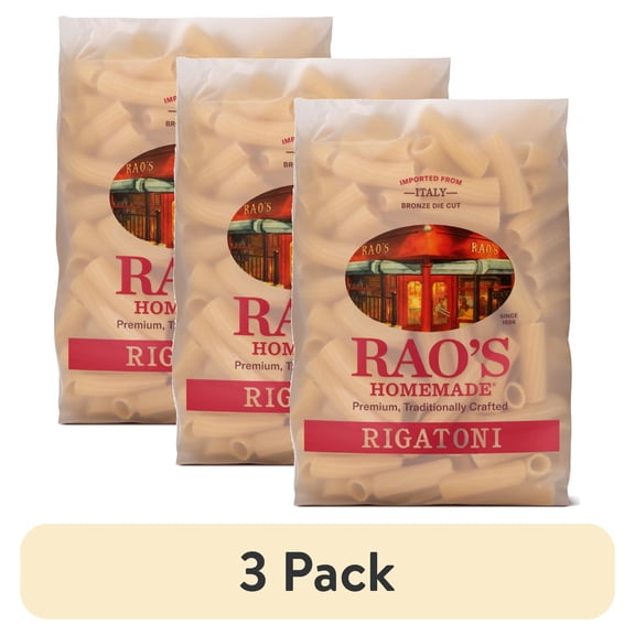 (3 pack) Rao's Homemade Rigatoni Pasta, 16 oz