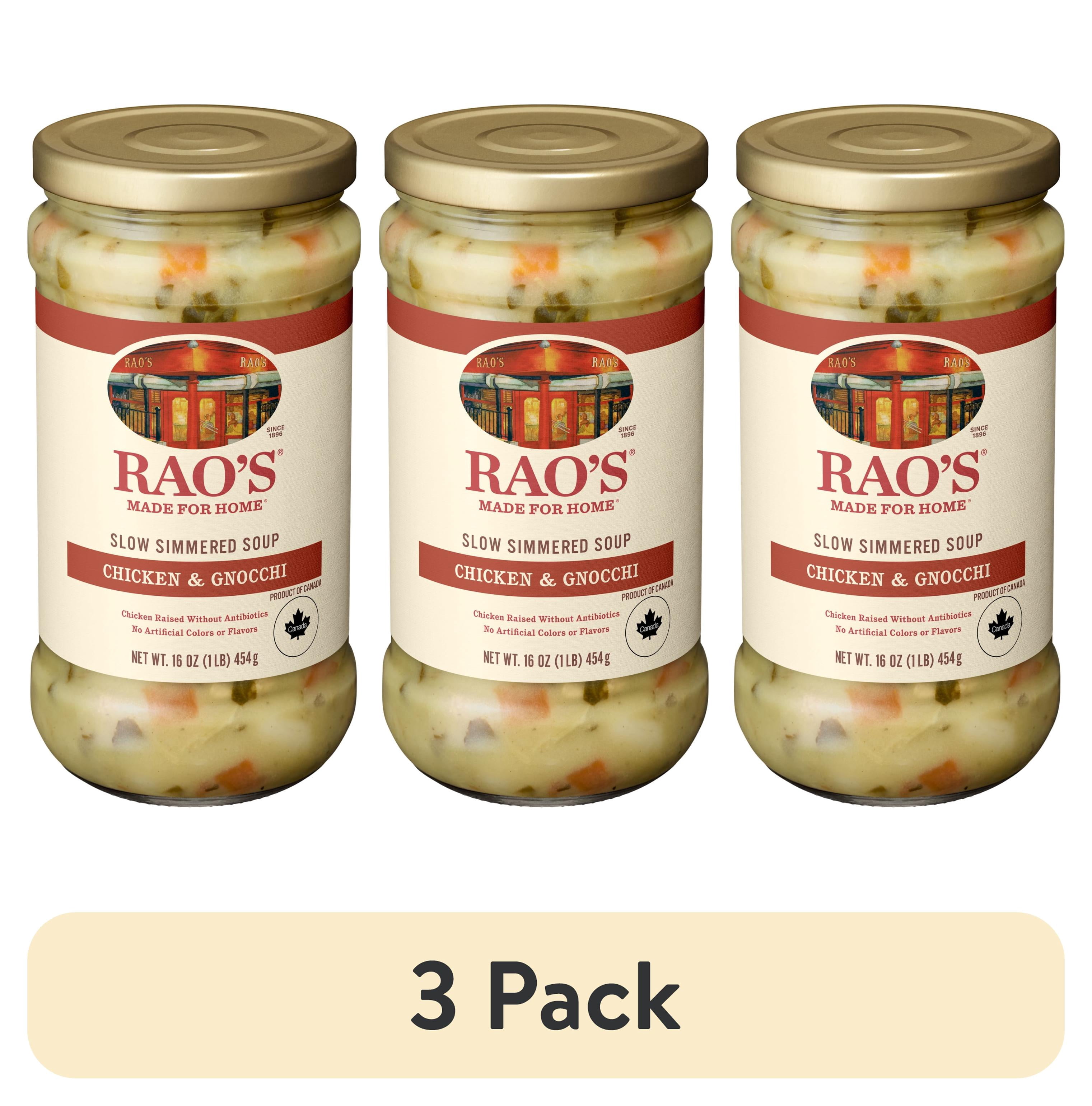 (3 pack) Rao’s Made for Home Chicken & Gnocchi Soup, 16 oz