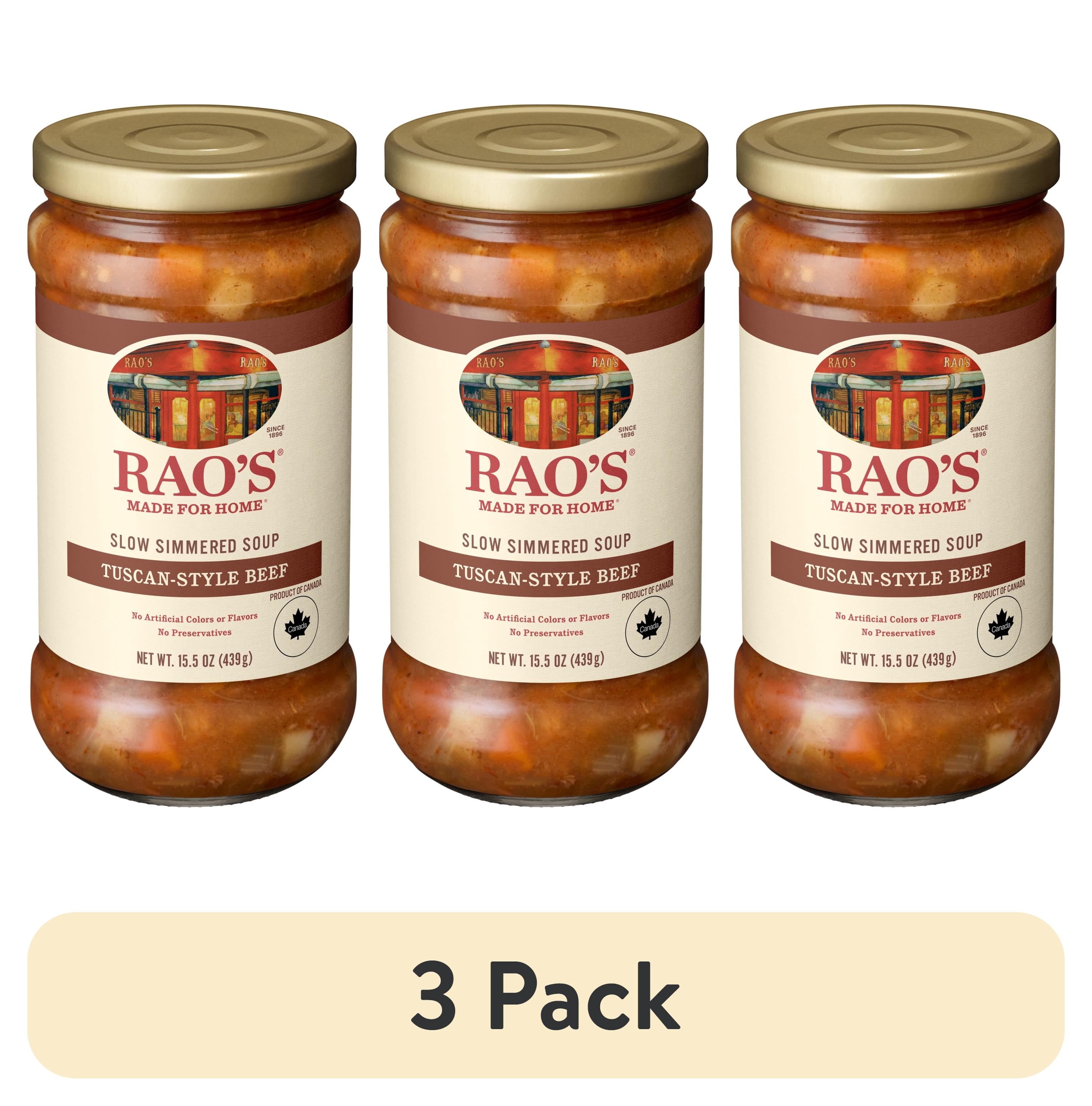 (3 pack) Rao’s Made for Home Tuscan-Style Beef Soup, 15.5 oz