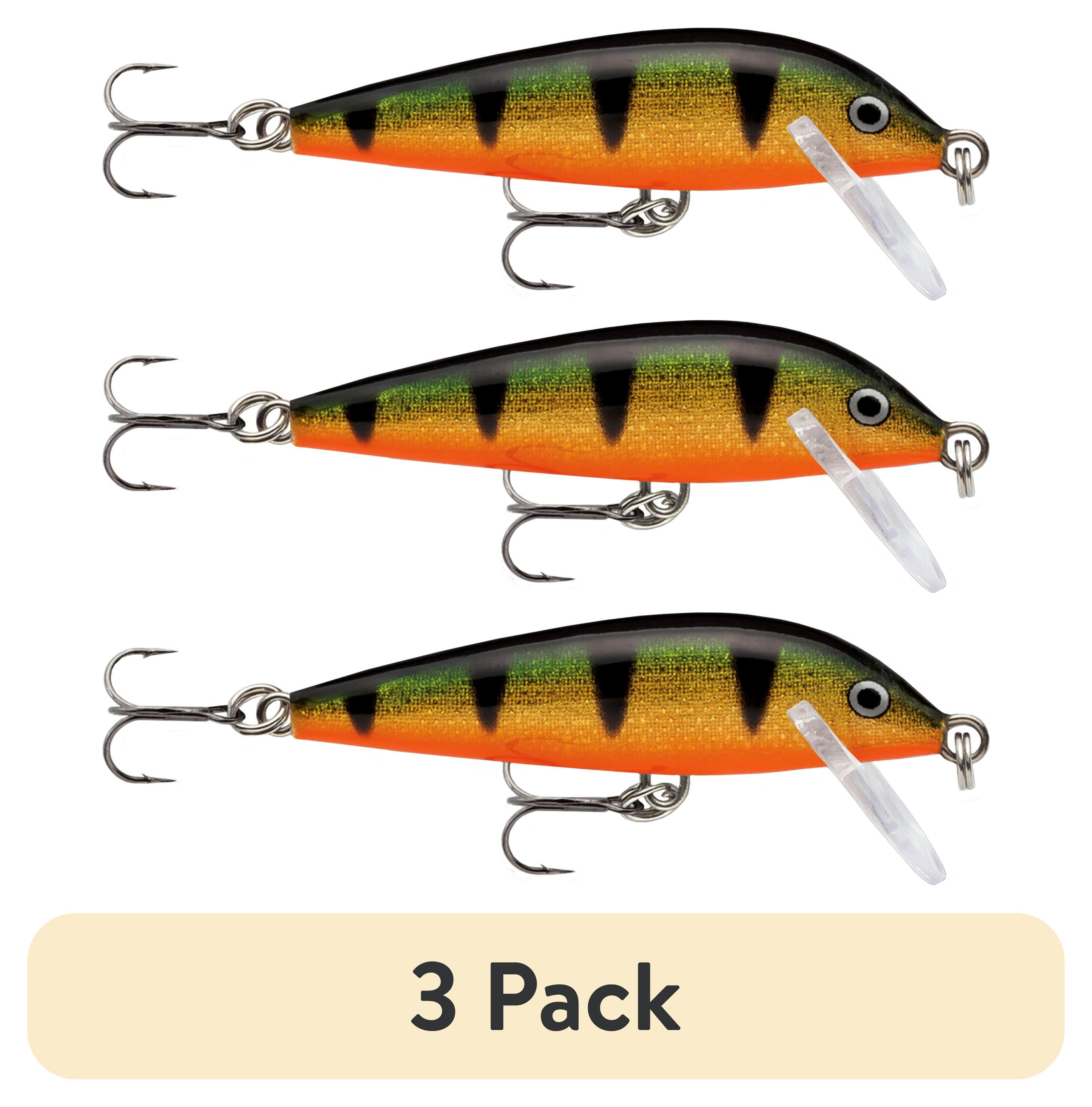 (3 pack) Rapala Countdown Minnow 07 Fishing Lure 2.75" 1/4oz Perch
