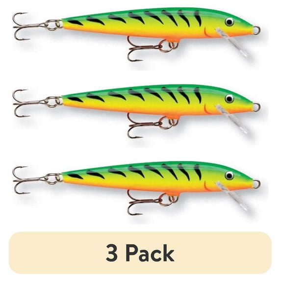(1 pack) Rapala Original Floating Minnow 11 Fishing Lure 4 3/8" 3/16oz Firetiger