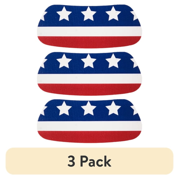 (3 pack) Rawlings Sporting Goods Eye Black Sticker Stars & Bars