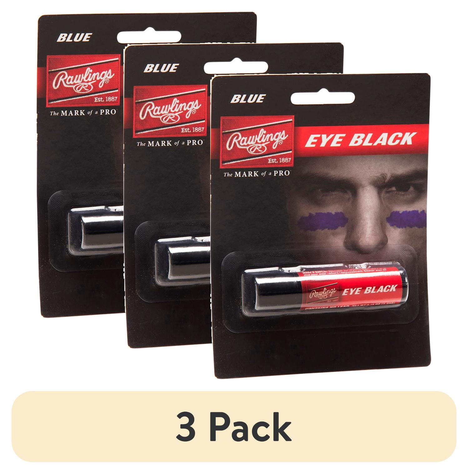 (3 pack) Rawlings Sporting Goods Rawlings Eye Black Stick Blue