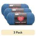 thumbnail image 1 of (3 pack) Red Heart® Super Saver® 4 Medium Acrylic Yarn, Blue Wave 7oz/198g, 364 Yards, 1 of 5