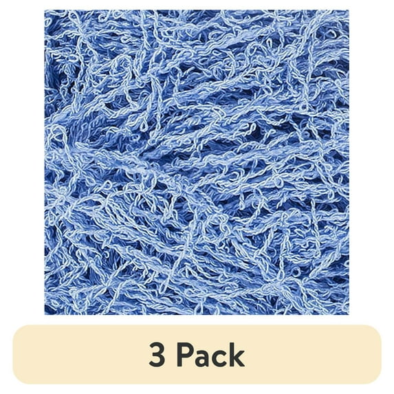 (3 pack) Red Hert Scrubby Yarn, Stream, 3.5oz(100g), Medium, Polyester