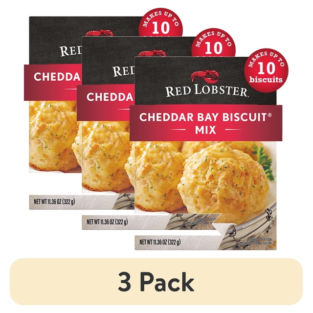 Red Container Meat Mix (3 pack) Red Lobster Cheddar Bay Biscuit Mix, Garlic Herb Seasoning ...