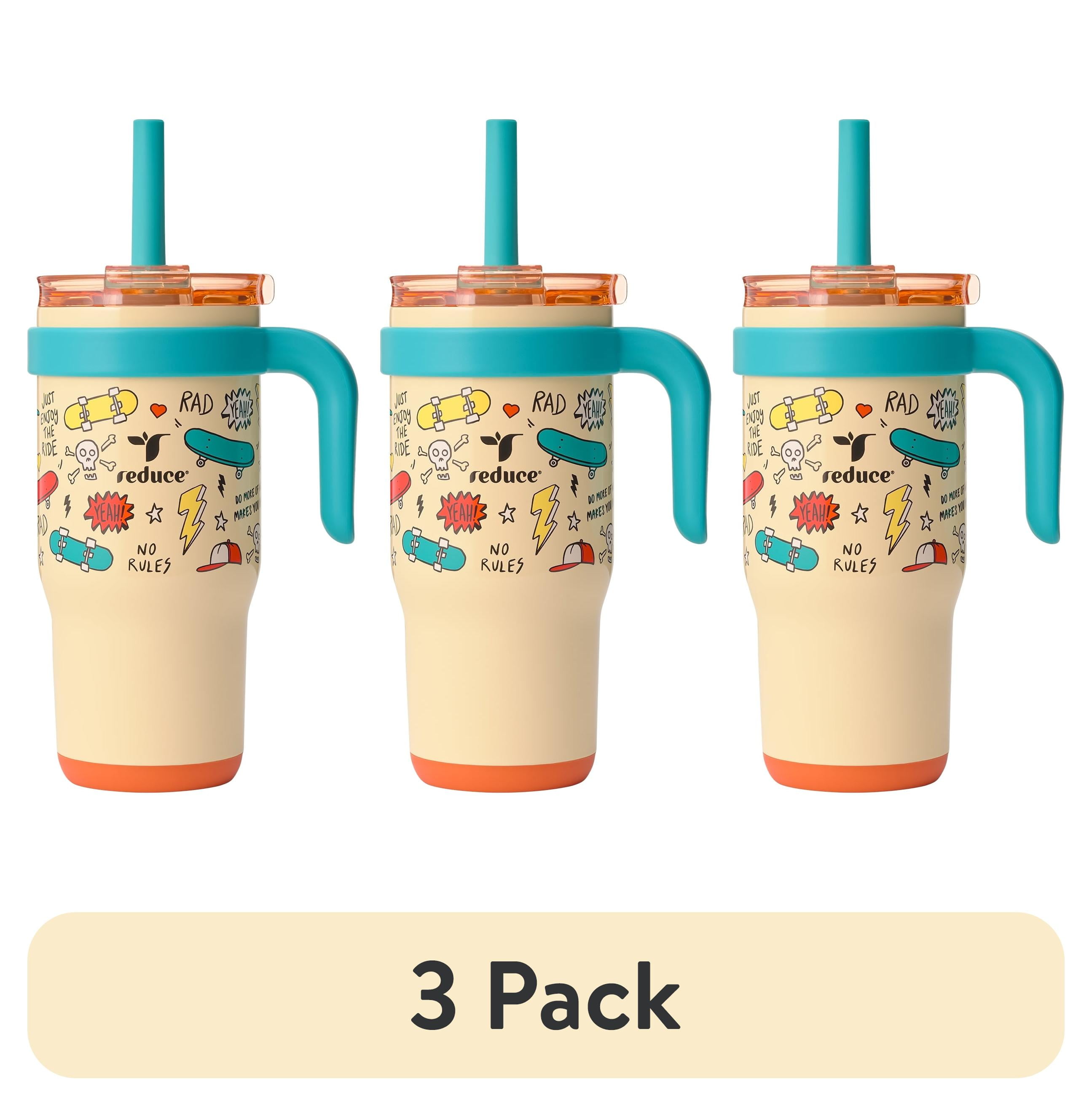 Reduce Coldee (3 pack) Reduce Coldee Kids Tumbler Spill-Proof Straw & Handle ...