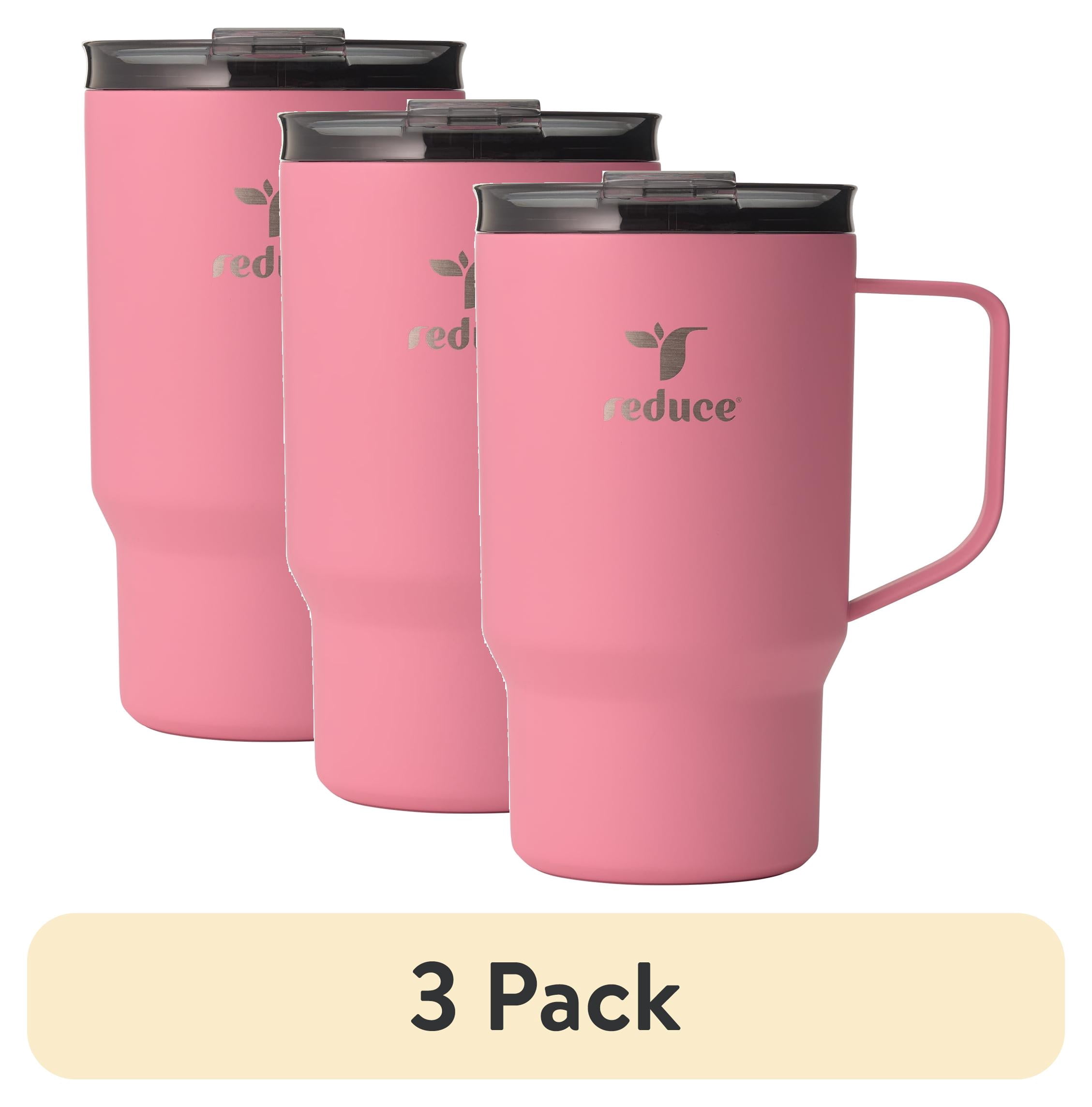 3 pack) Reduce Hot1 18 oz Stainless Steel Insulated Tumbler with