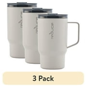 3 pack Reduce Hot1 18 oz Stainless Steel Insulated Tumbler with Adjustable Flow Lid   Linen