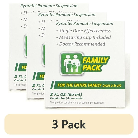 (3 pack) Reese's Pinworm Medicine, 2 oz