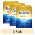 thumbnail interactive-video image 1 of (3 pack) Refresh Optive Mega-3 Lubricant Eye Drops Preservative-Free Artificial Tears, 0.4 ml, 30 Count, 1 of 17
