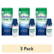(3 pack) Refresh Tears Multi-Dose Preservative-Free Lubricant Eye Drops, 10 ml