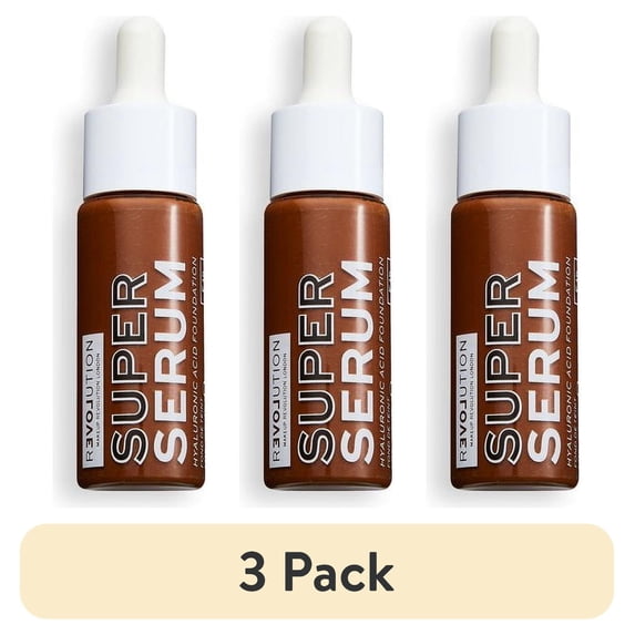 (3 pack) Relove by Revolution Super Serum Foundation F15