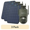 thumbnail image 1 of (3 pack) Reolink 4K TrackMix 4G LTE Dual-Lens Battery/Solar Security Camera 8MP Motion Detect Auto-Zoom Track, 1 of 13