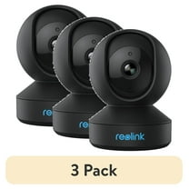 (3 pack) Reolink E1 Pro-Black, 4MP HD 2.4/5ghz WiFi Wireless AI Detect Indoor Home Security Camera