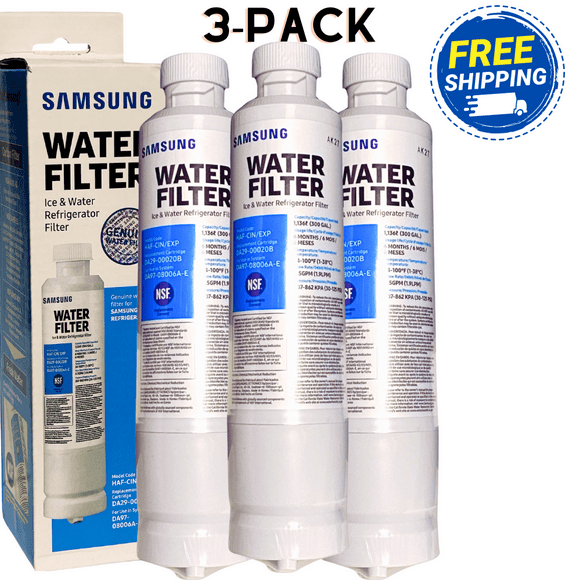 3-pack Replacement for DA29-00020B HAF-CIN /EXP Refrigerator Water Filter, 300 gallons