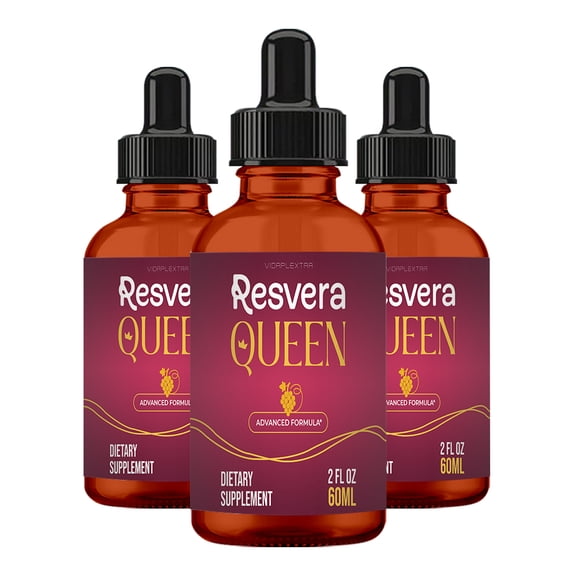 (3 pack) Resvera Queen Drops - Resvera Queen Liquid Supplement Drops