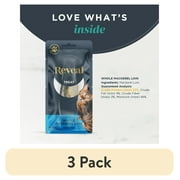3 pack Reveal Pet Food Natural Cat Treats Whole Mackerel Loin 1.06oz
