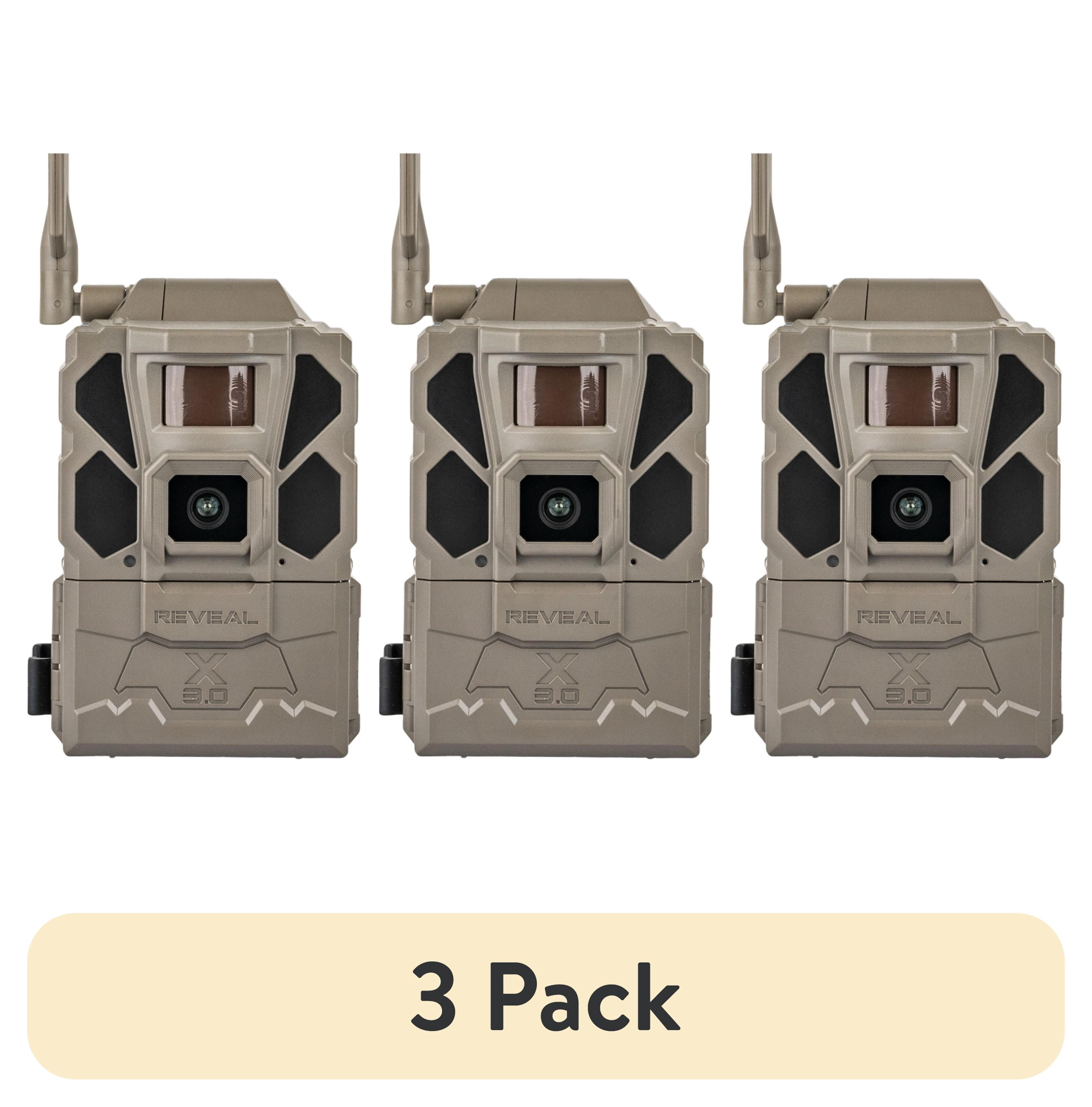 (3 pack) Reveal by Tactacam X 3.0 Cellular Trail Camera