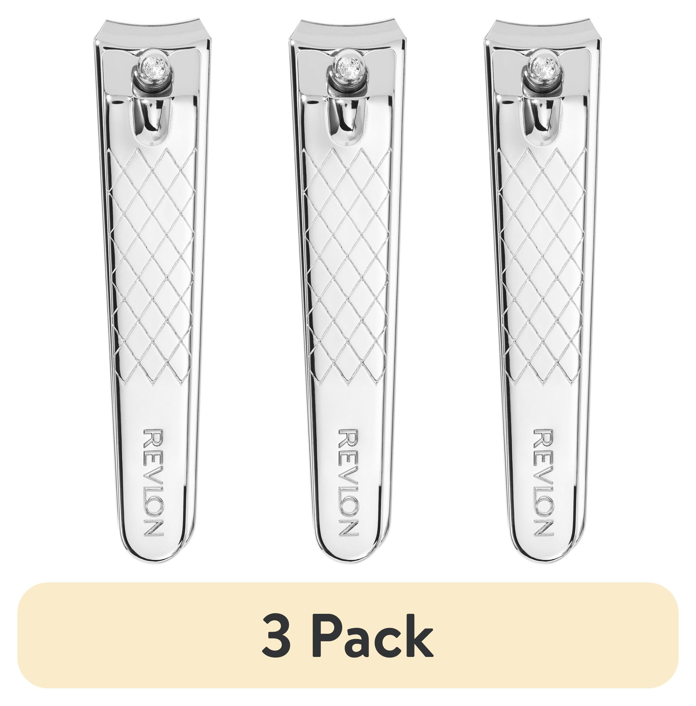(3 pack) PR REV Mini Nail Clipper, Nail Care Tools, Curved Blade for Trimming & Grooming, Easy to Use (Pack of 1)