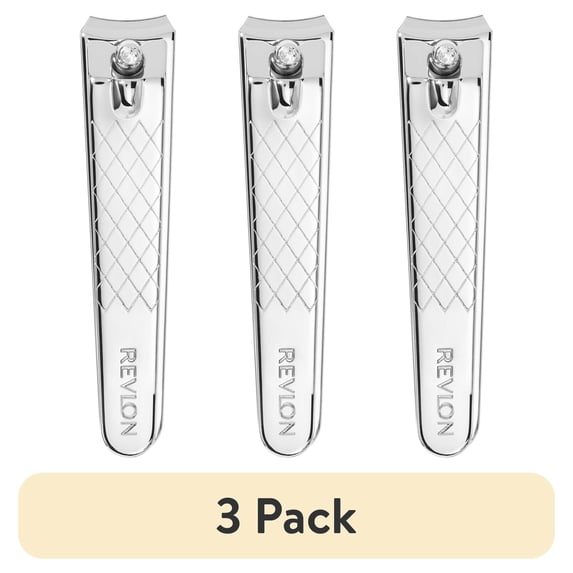 (3 pack) PR REV Mini Nail Clipper, Nail Care Tools, Curved Blade for Trimming & Grooming, Easy to Use (Pack of 1)