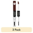 thumbnail image 1 of (3 pack) Revlon Liquid Lipstick with Clear Lip Gloss by Revlon, ColorStay Face Makeup, Overtime Lipcolor, Dual Ended with Vitamin E in Nude, 570 No Coffee Break, 0.07 fl oz, 1 of 8