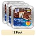 thumbnail image 1 of (3 pack) Reynolds Kitchens Aluminum Pans with Lids, Blue, 8x8 Inch, 3 Count, 1 of 6