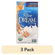 (3 pack) Rice Dream Organic Original Rice Drink, 64 Fl. Oz.