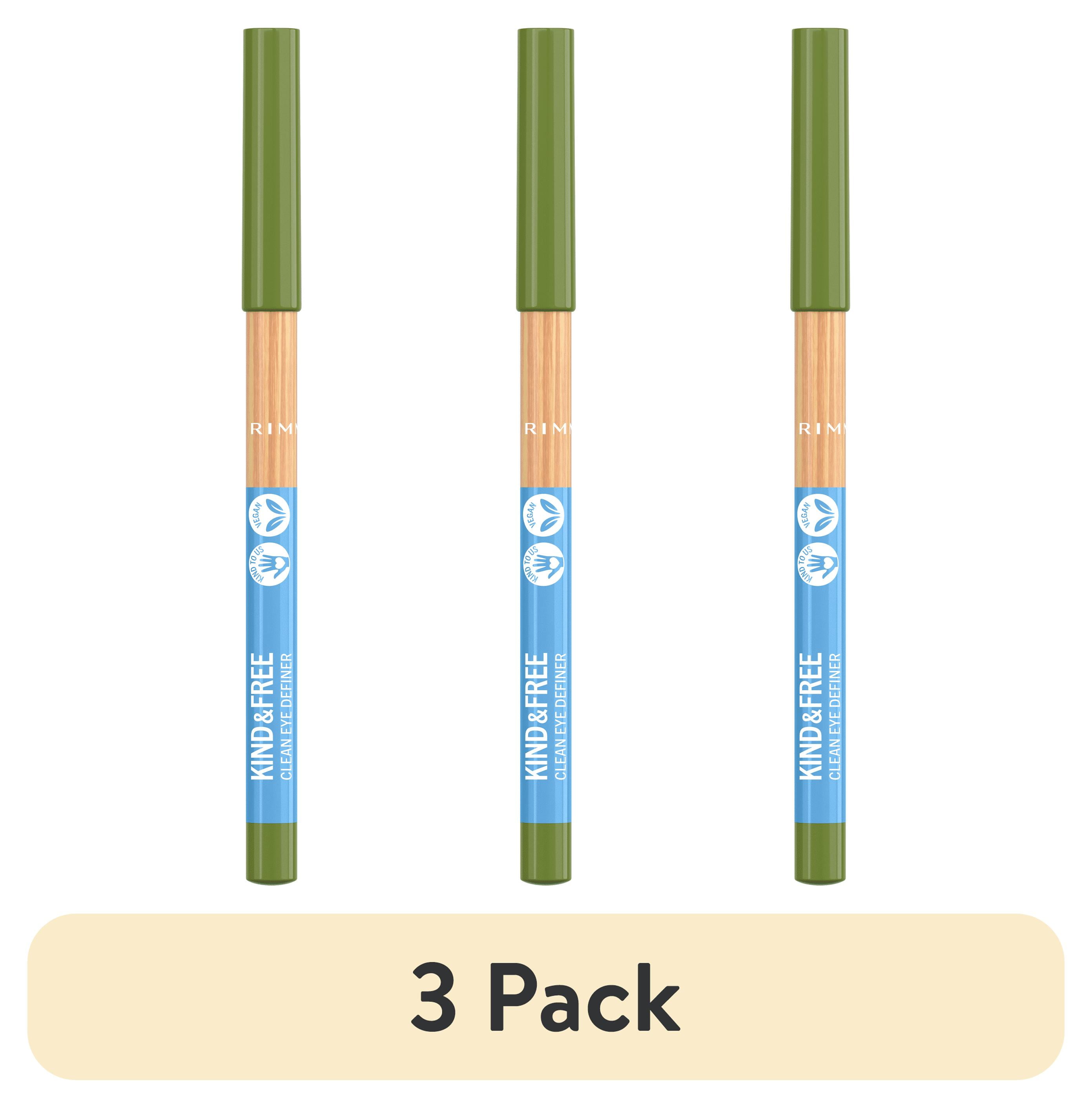 (3 pack) Rimmel Kind & Free Eyeliner Pencil, 4 Soft Orchard, 0.35 oz