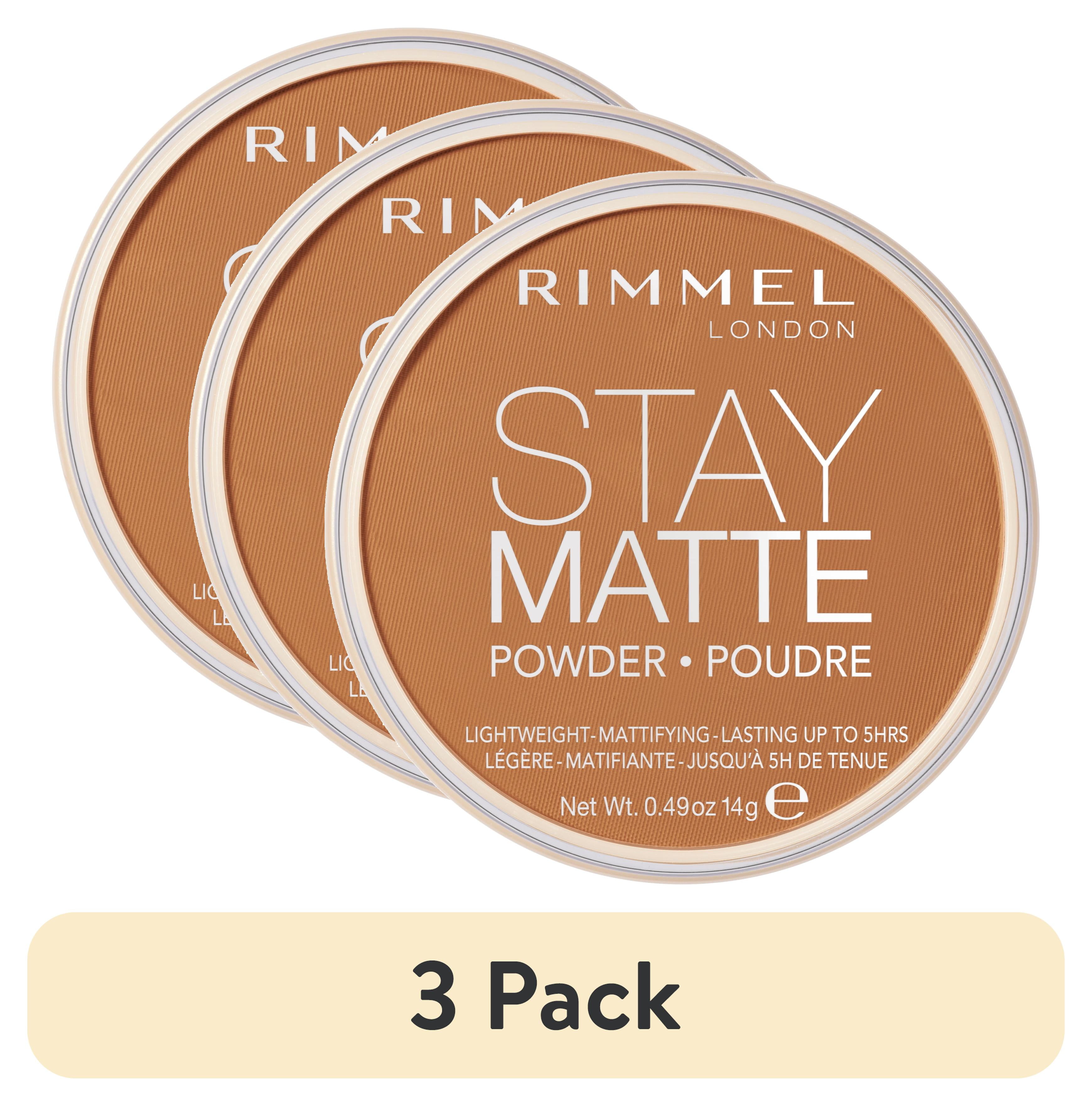 (3 pack) Rimmel London Stay Matte Pressed Powder, Pecan, 0.49 oz ...