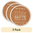 thumbnail interactive-video image 1 of (3 pack) Rimmel London Stay Matte Pressed Powder, Pecan, 0.49 oz, 1 of 16