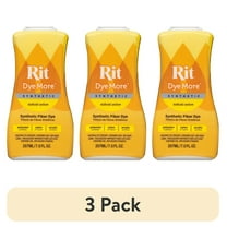 (3 pack) Rit DyeMore Synthetic Fabric Dye – 7 fl oz Bottle, Color for Polyester, Nylon & Acrylic Surfaces- Daffodil Yellow