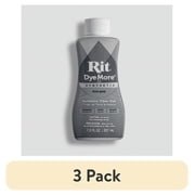 3 pack Rit DyeMore Dye for Synthetics, Frost Gray, 7 fl. oz.