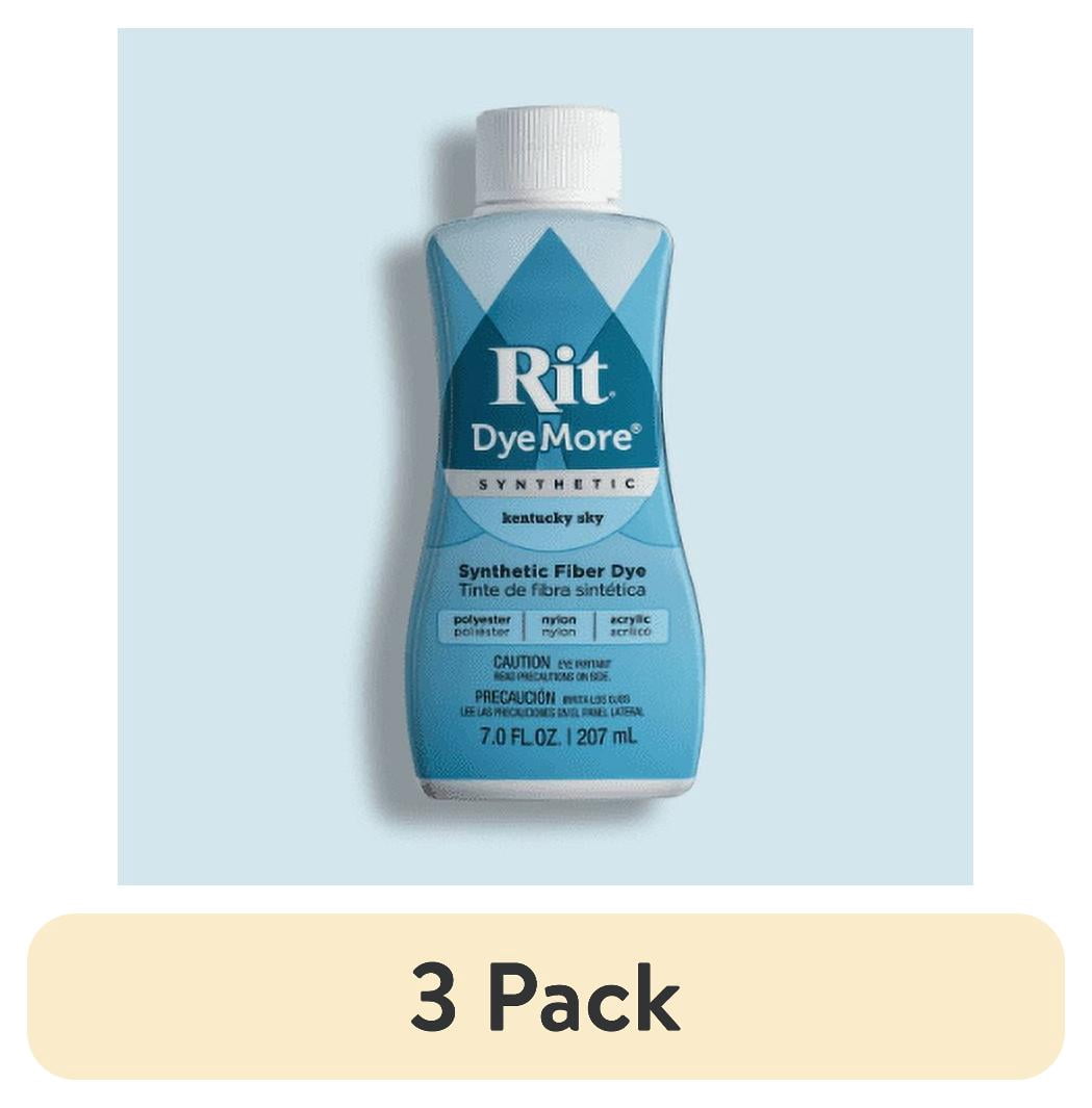(3 pack) Rit DyeMore Dye for Synthetics, Kentucky Sky, 7 fl. oz.