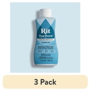 3 pack Rit DyeMore Dye for Synthetics, Kentucky Sky, 7 fl. oz.