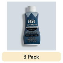 (3 pack) Rit DyeMore Dye for Synthetics, Midnight Navy, 7 fl. oz.