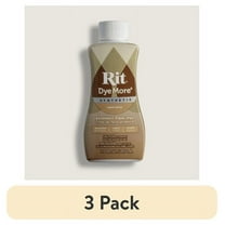 (3 pack) Rit DyeMore Dye for Synthetics, Sandstone, 7 fl. oz.