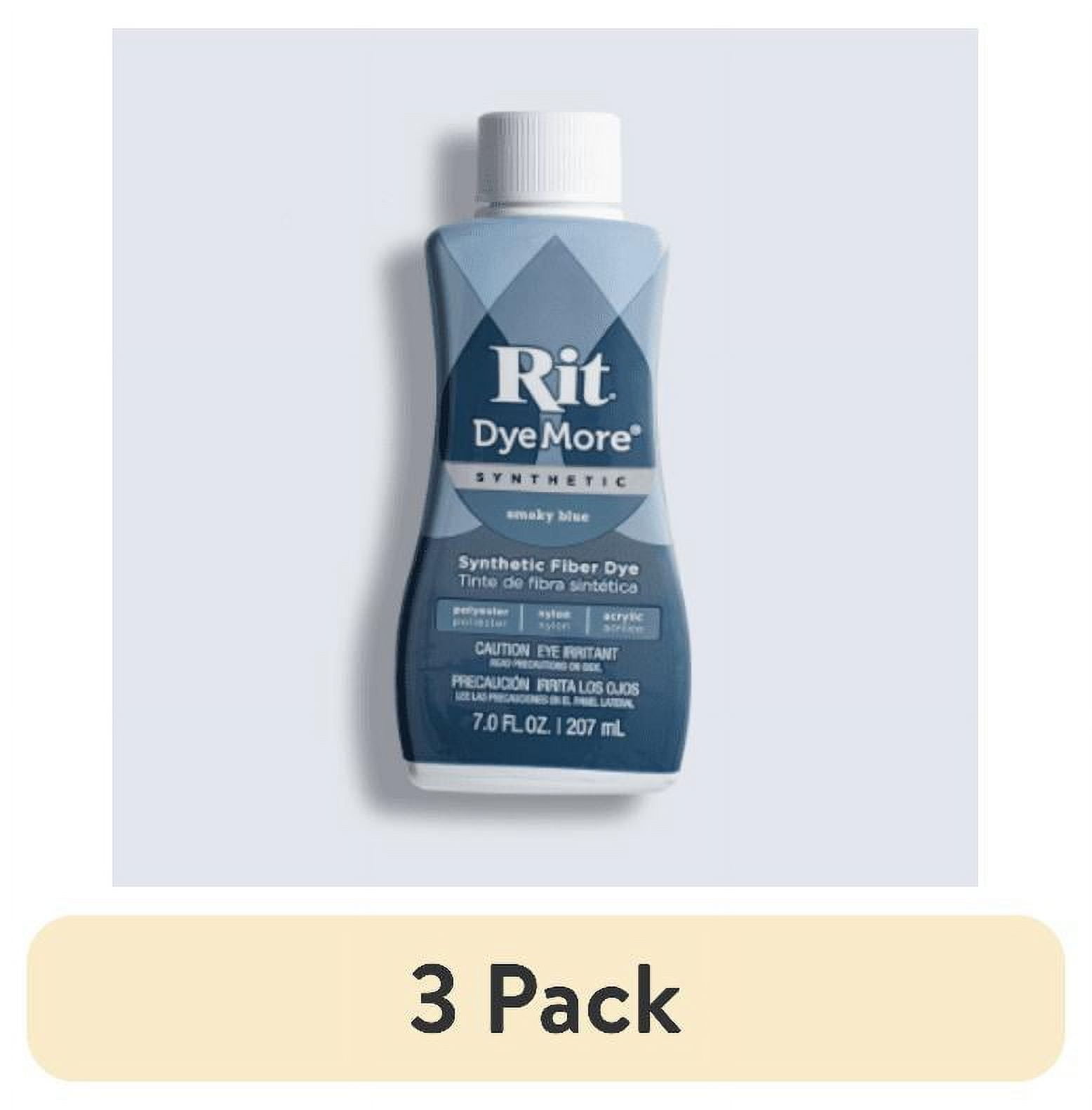 (3 pack) Rit DyeMore Dye for Synthetics, Smoky Blue, 7 fl. oz.