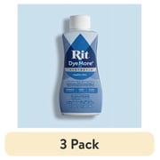 3 pack Rit Dyemore Dye for Synthetics, Sapphire Blue, 7 fl. oz.
