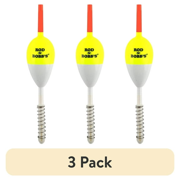 (3 pack) Rod-N-Bobb Revolution X 3-in-1 Bobber 1" Oval Bobber, RX490SL